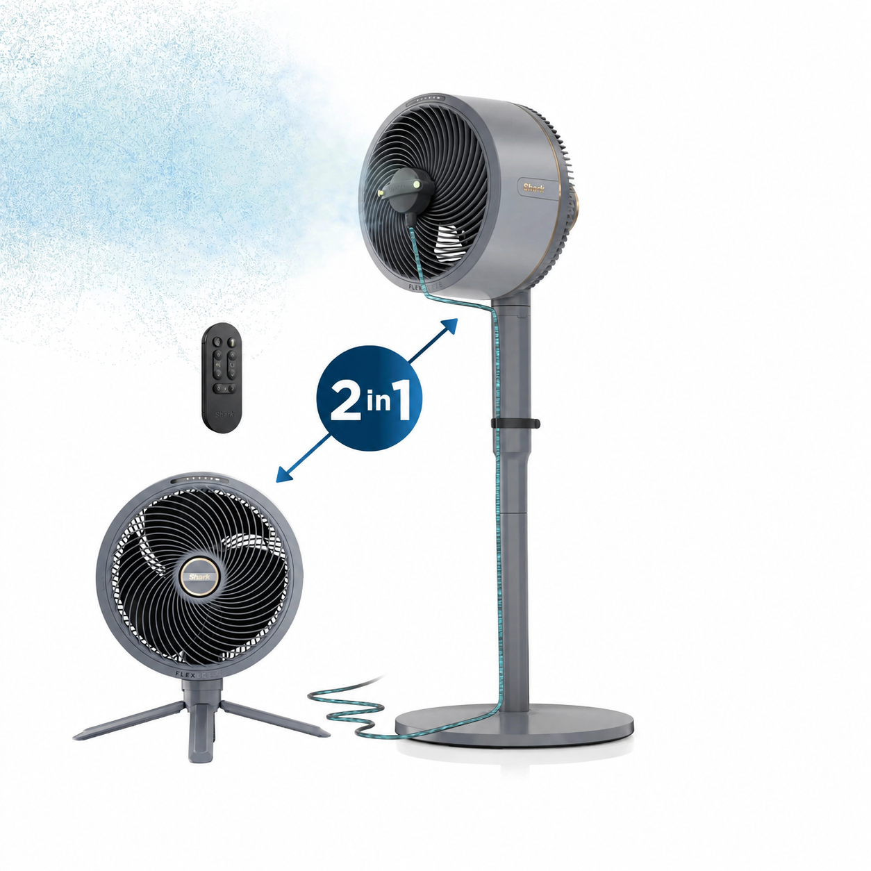 Portable Cooling Fan System – Winter Fog