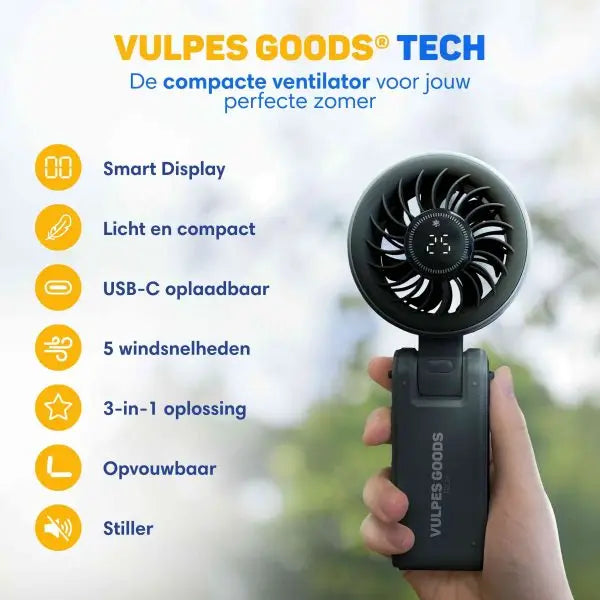 Pocket Fan — Foldable Handheld