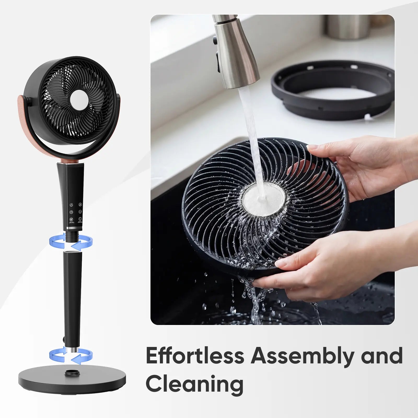 Adjustable Whole-Room Cooling Fan