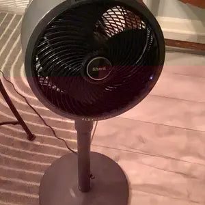 Portable Cooling Fan System in a bedroom